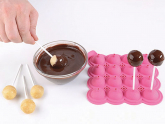 Silikonform Cake Pops inkl. 20 Stiele