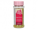 FunCakes Zuckerperlen Metallic Gold 80g