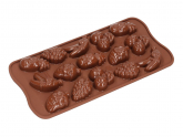 Silikon-Pralinenform Choco Fruits