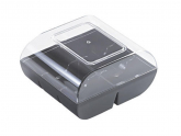 Macaron-Halbschalen 12 Stck braun in 6er Box schwarz
