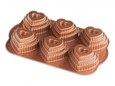 Nordic Ware Tiered Heart Cakelet Pan
